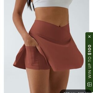 HALARA Women's Skirt in Rust